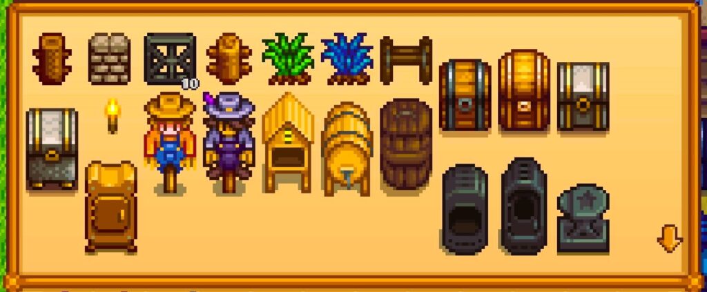 Crafting in Stardew Valley