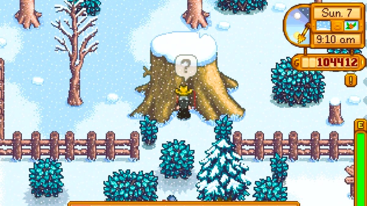 Crafting in Stardew Valley
